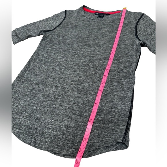 MARC BY MARC JACOBS Grey Short Sleeve Scoop Bottom Linen Tee Sz S - Picture 9 of 9